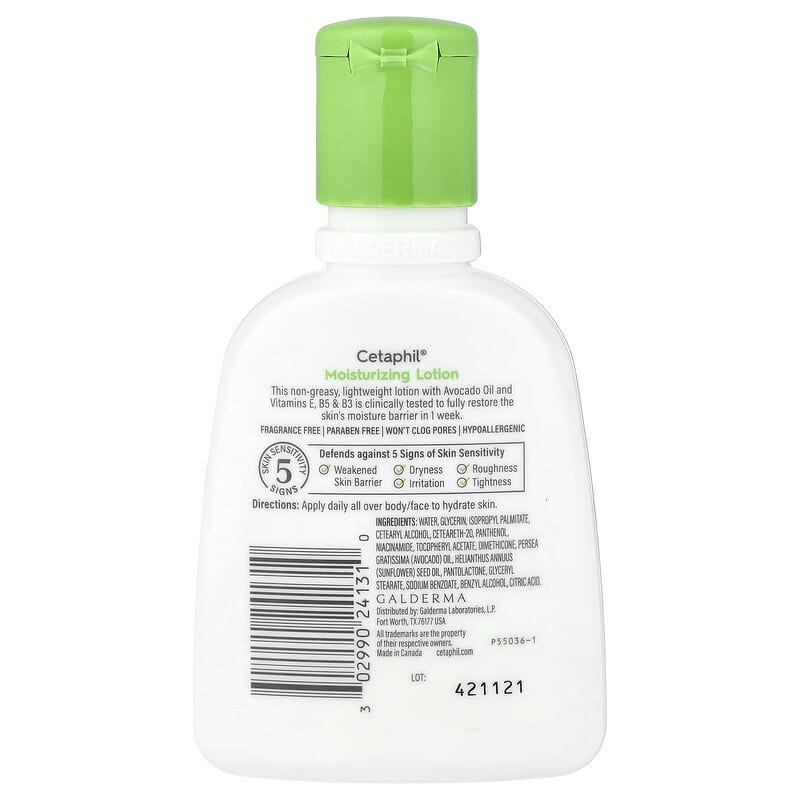 Moisturizing Lotion, Normal to Dry Skin, Fragrance Free, 4 fl oz