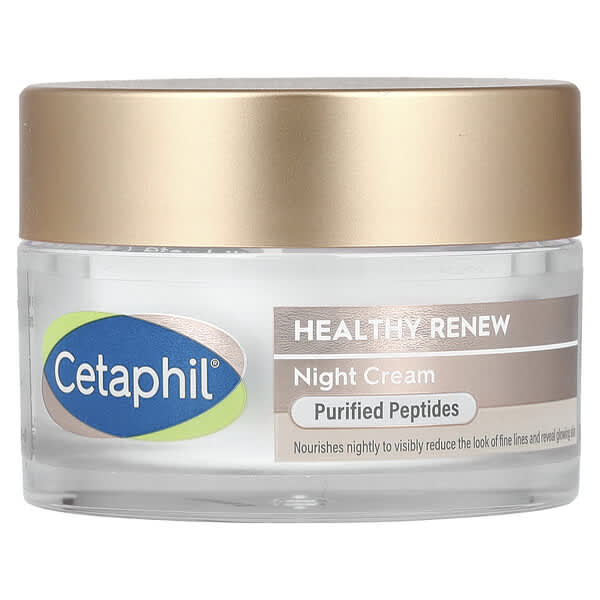 Cetaphil, 健康煥新，晚霜，無香，1.7 盎司（48 克）