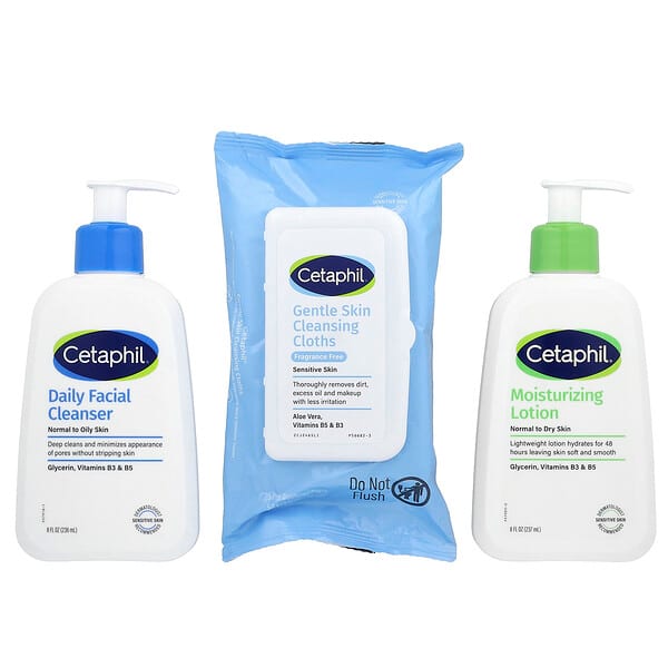 Cetaphil, Holiday Skin Essentials Kit, 3dílná sada