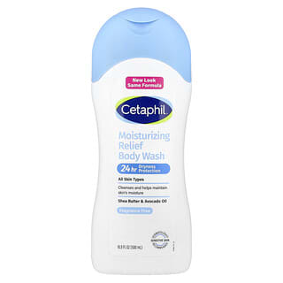 Cetaphil, Gel douche apaisant, Tous types de peau, Sans parfum, 500 ml