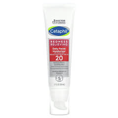 Cetaphil, Redness Relieving, Daily Facial Moisturizer with Sunscreen, SPF 20, Fragrance Free, 1.7 fl oz (50 ml)