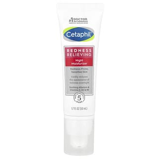 Cetaphil, ночное увлажняющее средство, снятие покраснения, 50 г (1,7 унции)