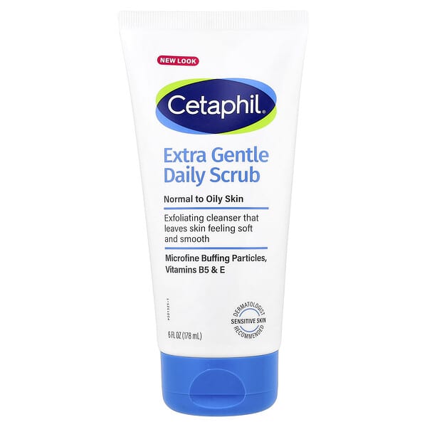 Cetaphil, Gommage quotidien extra doux, Peaux normales à grasses, 178 ml