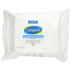 Cetaphil, Gentle Makeup Removing Wipes, 25 Pre-Moistened Towelettes