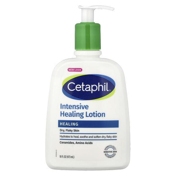 Cetaphil, 인텐시브 힐링 로션, 건조하고 각질이 일어난 피부용, 무향, 473ml(16fl oz)
