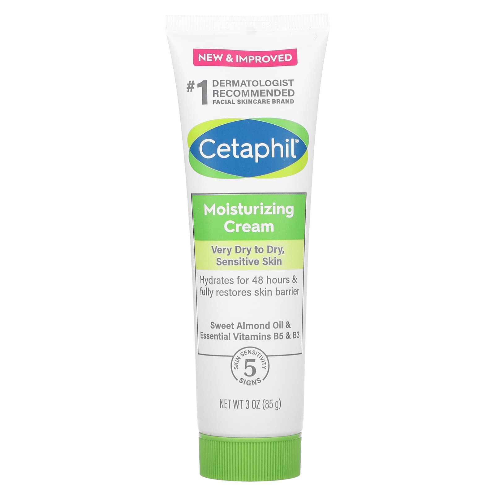 mensual revelación Patológico Cetaphil, Moisturizing Cream, Fragrance Free, 3 oz (85 g)