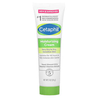 Cetaphil, Moisturizing Cream, Fragrance Free, 3 oz (85 g)