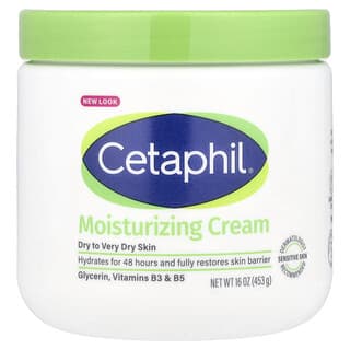 Cetaphil, 保溼霜，適合乾燥到特乾燥的皮膚，16 盎司（453 克）