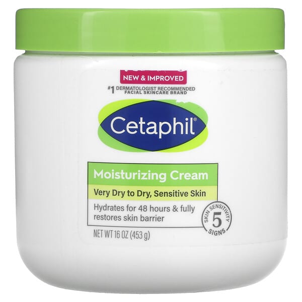 Cetaphil‏, كريم مرطب، للبشرة شديدة الجفاف والحساسة، 16 أونصة (453 جم)