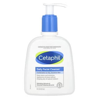 Cetaphil, Limpiador facial diario, 237 ml (8 oz. líq.)