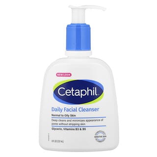 Cetaphil, 日常洁面乳，中性和油性皮肤适用，8 液量盎司（237 毫升）