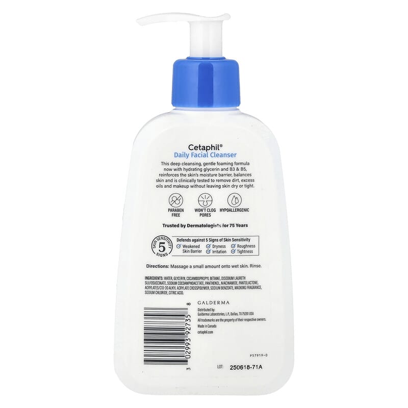 新品17個セット：Cetaphil, デイリーフェイシャルクレンザー、237ml デイリー フェイシャルクレンザー、普通～脂性肌、237ml