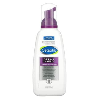 Cetaphil, Derma Control，控油泡沫洗面奶，敏感肌膚專用，8 液量盎司（237 毫升）