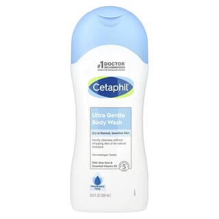 Cetaphil, Ultra Gentle Body Wash, Fragrance Free, 16.9 fl oz (500 ml)