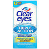 Triple Action, Lubricant/Redness Reliever Eye Drops, 0.5 fl oz (15 ml)