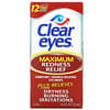 Maximum Redness Relief, Lubricant/Redness Reliever Eye Drops, 0.5 fl oz (15 ml)
