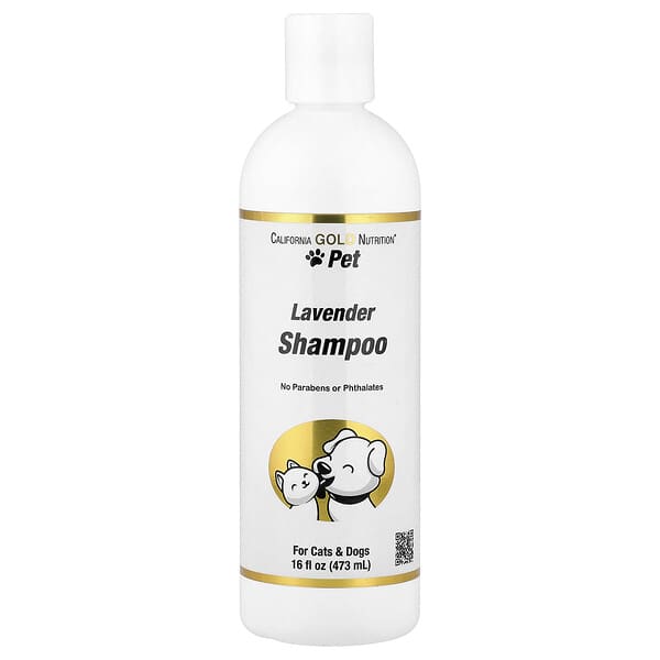 أفضل منتجات اي هيرب منتجات اي هيرب شامبو 2 California Gold Nutrition, Pet Shampoo, For Cats & Dogs, Lavender, 16 fl oz (473 ml)