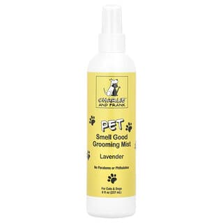 Charlie and Frank, Pet Smell Good Grooming Mist, Cães e Gatos, Lavanda, 237 ml (8 fl oz)