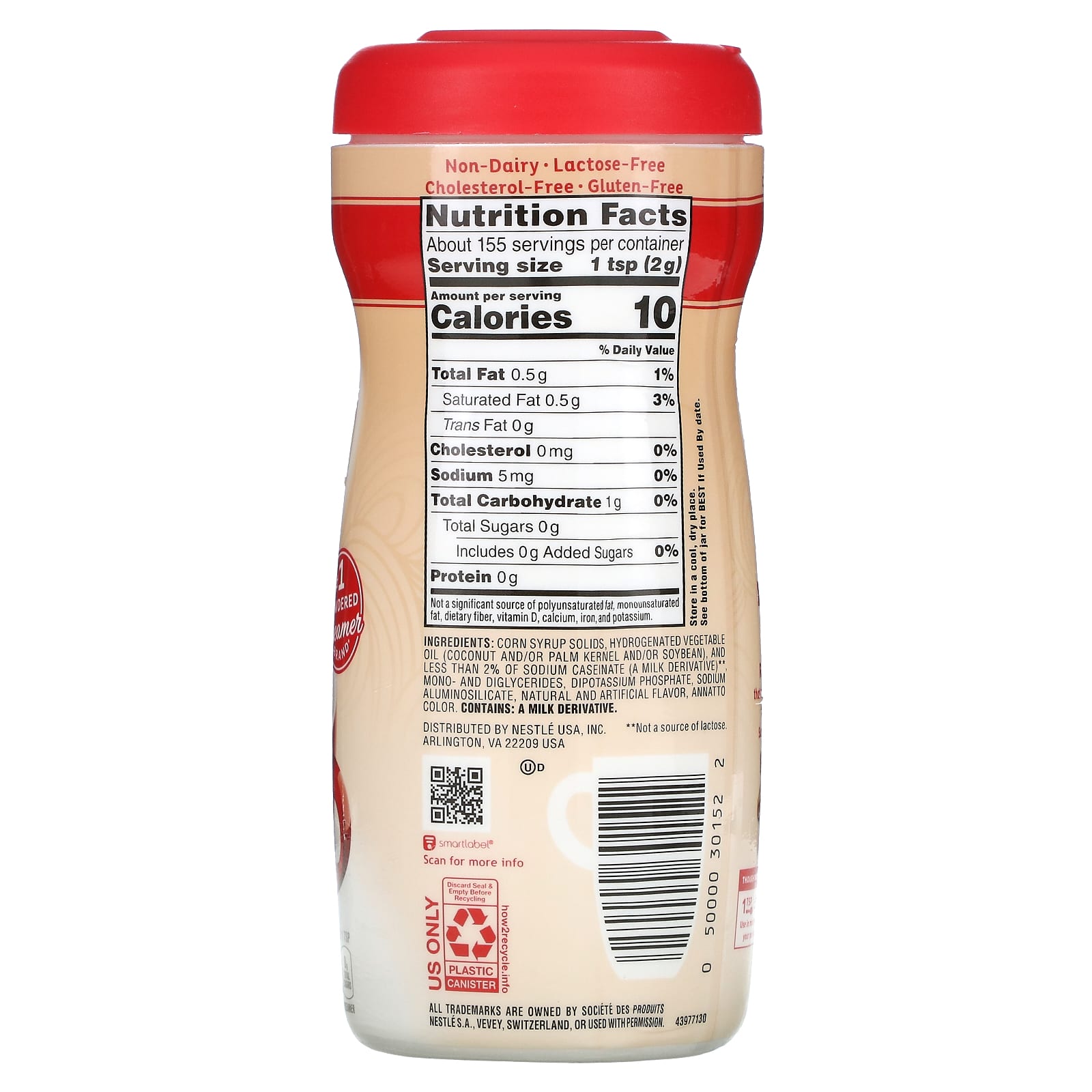 Carnation Non Dairy Creamer Nutrition Information Besto Blog