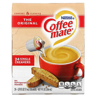 Coffee Mate, Comfort Classics, The Original, 24 cremas individuales, 11 ml (3/8 oz. Líq.) Cada una