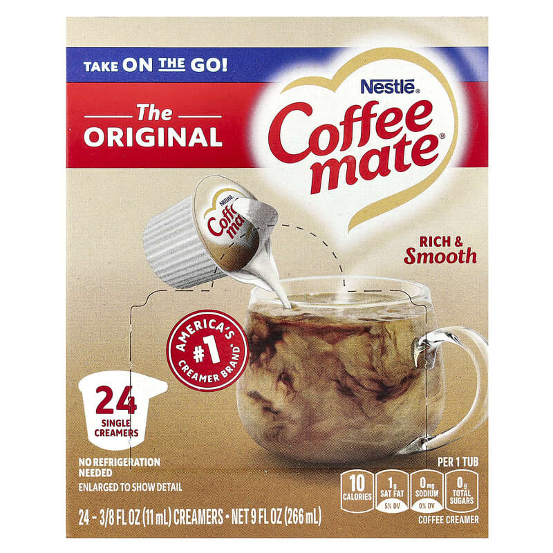 Crema lquida para caf, Original, 24 cremas, 11 ml (3/8 oz. lq.) cada una