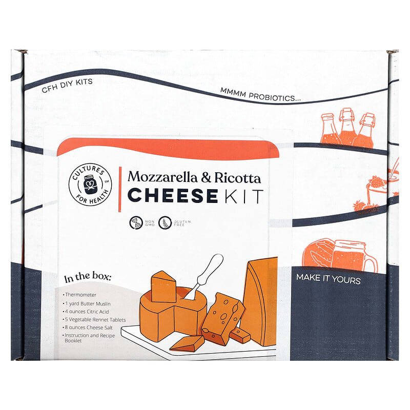 Cultures For Health - Mozzarella and Ricotta Cheese Making Kit - The  Epicurean Trader