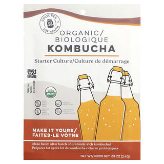 Cultures for Health, Organic Kombucha, 0.08 oz (2.4 g)