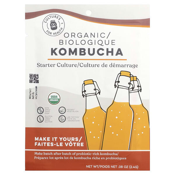 Cultures for Health, 콤부차, 2.4g(0.08oz)