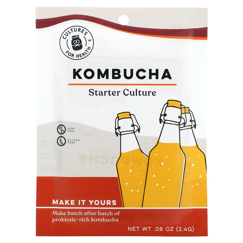 Kombucha Starter Kit - Cultures For Health  Kombucha starter, Kombucha,  Kombucha how to make