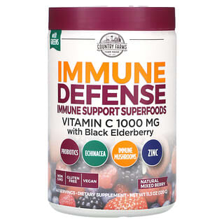 Country Farms, Immune Defense, Natural Mixed Berry , 11.3 oz (320 g)