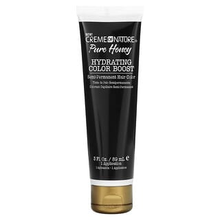 Creme Of Nature, Pure Honey, Hydrating Color Boost, Silky Jet Black, 3 fl oz (89 ml)