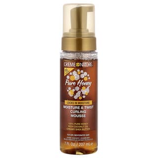 Creme Of Nature, Pure Honey, Moisture & Twist Curling Mousse, 7 fl oz (207 ml)