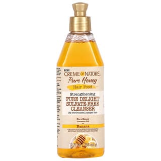 Creme Of Nature, Pure Honey, Hair Food, Strengthening Pure Delight Sulfate-Free Cleanser, 12 fl oz (355 ml)