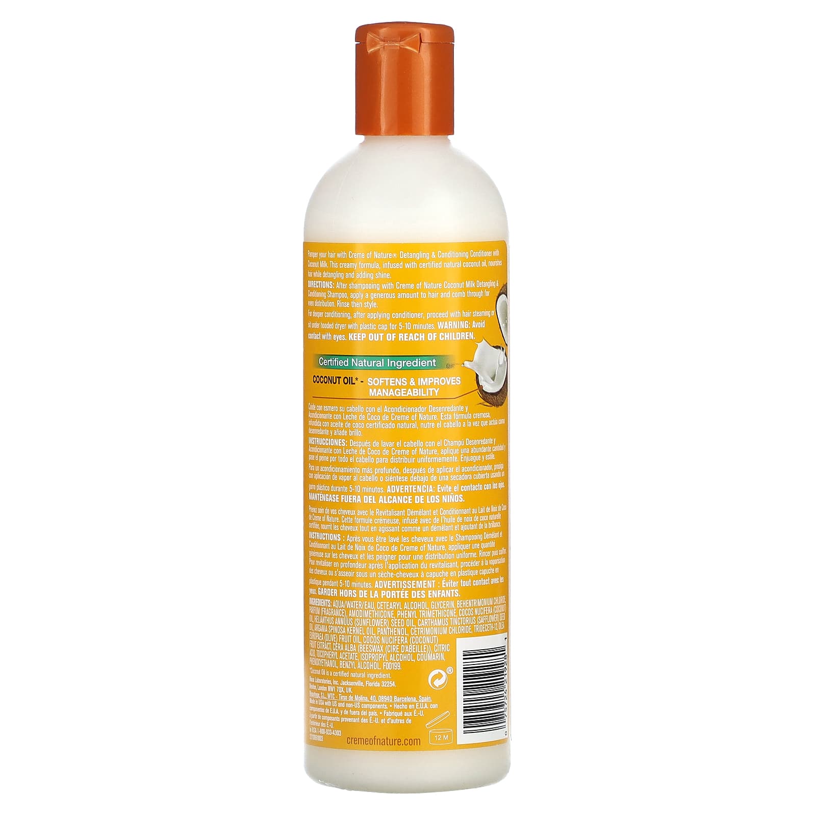 Creme Of Nature, Detangling & Conditioning Conditioner, Coconut Milk ...