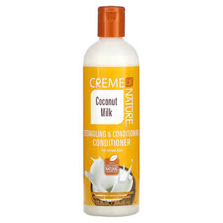 Creme Of Nature, Après-shampooing démêlant et revitalisant, Lait de coco, 354 ml