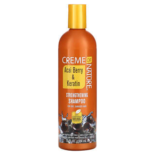 Creme Of Nature, Bacche di açai e cheratina, shampoo rinforzante, per capelli secchi e danneggiati, 354 ml