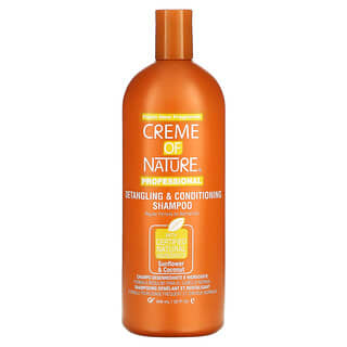 كريم أوف نيتشر‏, Professional, Detangling & Conditioning Shampoo, For Normal Hair, Sunflower & Coconut, 32 fl oz (946 ml)