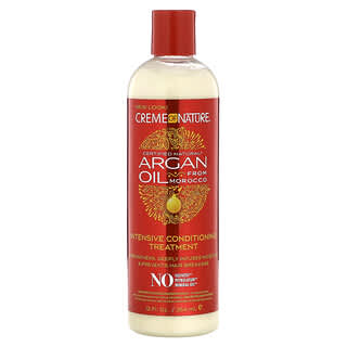 Creme Of Nature, Tratamiento acondicionador intensivo con aceite de argán`` 354 ml (12 oz. Líq.)