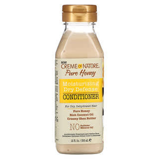 Creme Of Nature, Pure Honey, Acondicionador humectante para la defensa en seco, Para cabello seco y deshidratado, 355 ml (12 oz. Líq.)