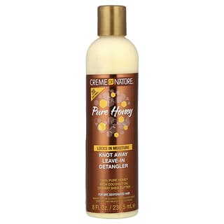Creme Of Nature, Pure Honey, Desenredante sin enjuague Knot Away, 236,5 ml (8 oz. Líq.)