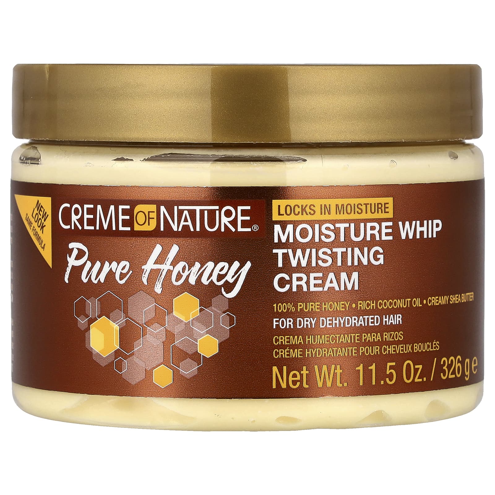 Moisture Whip Twisting Cream, 100% Pure Honey, 11.5 oz (326 g)