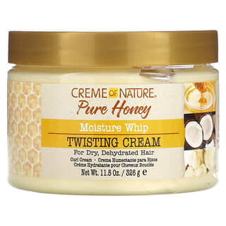 Creme Of Nature, 全蜂蜜系列，补水保湿，扭结头发护理霜，11.5 盎司（326 克）