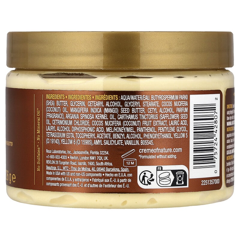 Creme Ondulado Moisture Whip, Mel 100% Puro, 326 g (11,5 oz)