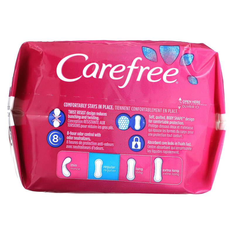 Carefree Acti-Fresh Body Shape Pantiliners Regular Fresh Scent