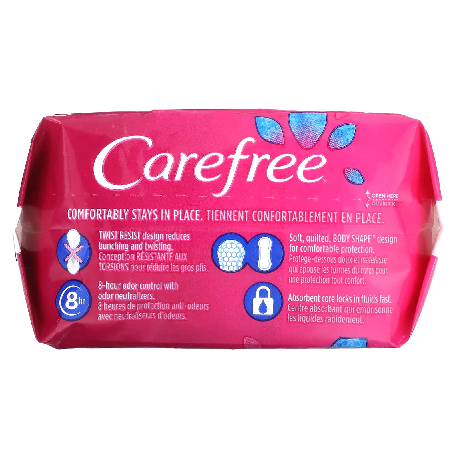 Carefree, ActiFresh, Daily Liners, Regular, Unscented, 54 Liners