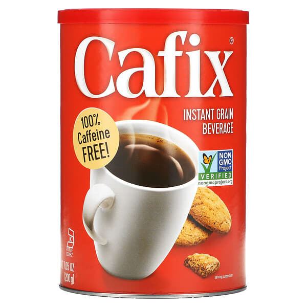Cafix, 即溶穀物飲品，無咖啡萃取，7.05 盎司（200 克）