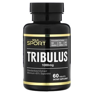 California Gold Nutrition, 스포츠 - Tribulus, 1,000mg, 60정