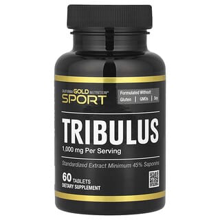 California Gold Nutrition, Sport, Tribulus, 1.000 mg, 60 tablete