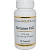 Betaine HCl, 575 mg, 60 Capsules