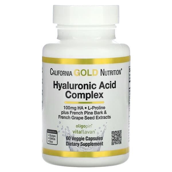 California Gold Nutrition, 히알루론산 복합체, 베지 캡슐 60정